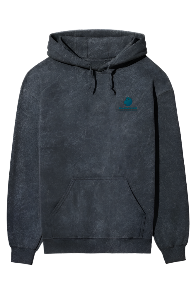 Vintage Vibes, Modern Comfort: Bluelanders Acid-Washed Hoodie