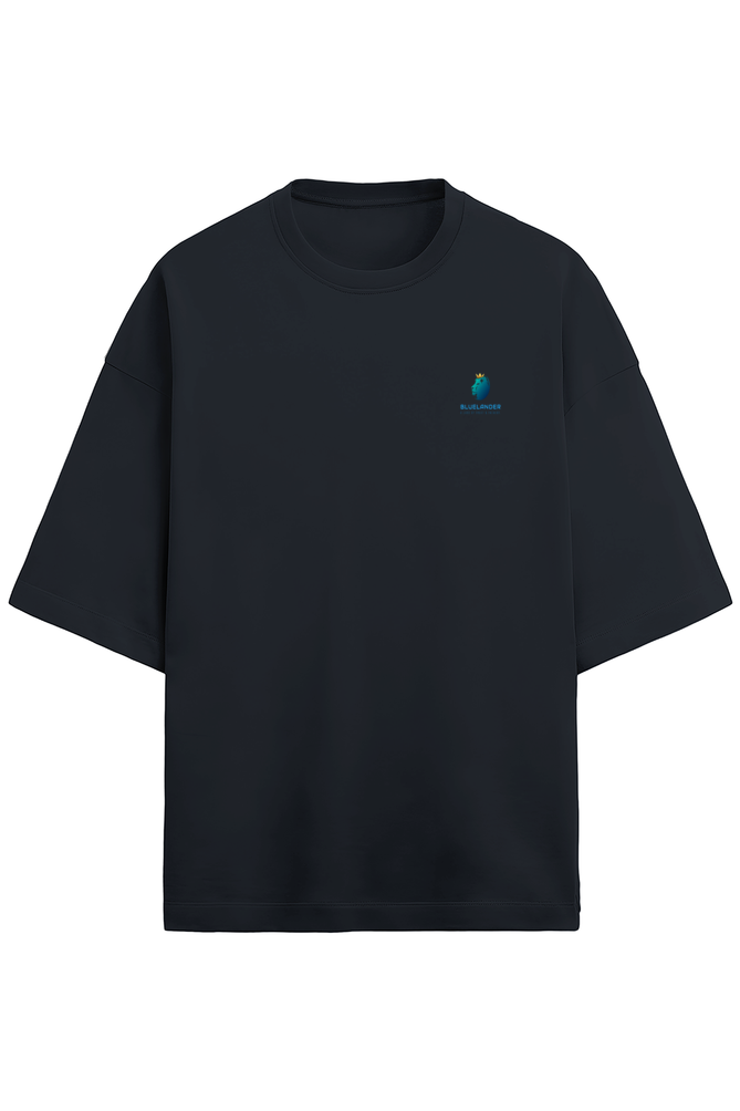 Glow-in-the-Dark Shiva Premium Unisex Oversized Cotton T-Shirt: Let's Light Up the Dark,by Bluelander