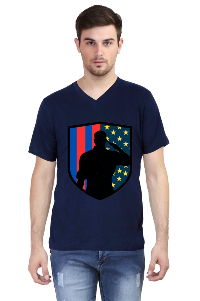 Elevate Your Casual Style: Bluelander's V Neck Cotton Half Sleeve T-Shirts