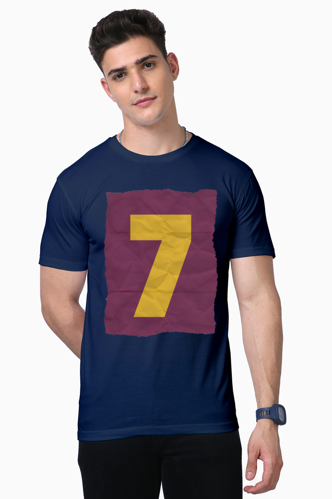 Step into the Fashion Realm with Bluelander's Supima Cotton Half Sleeve T-Shirt!
