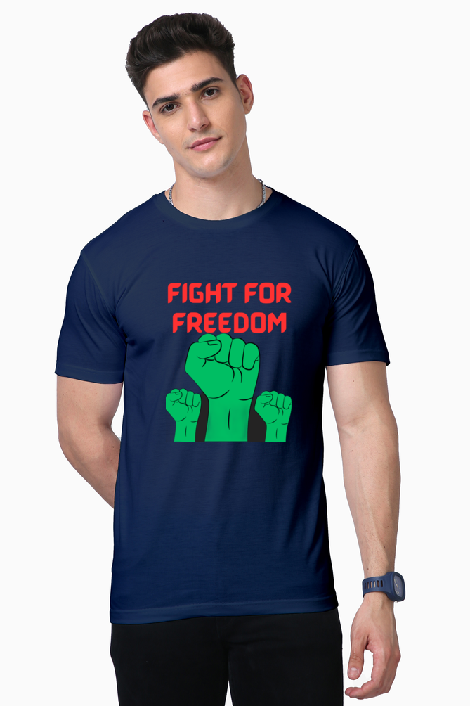 Walk in Freedom, Standout in Supima: Bluelander's Epic Half Sleeve Tees – Supreme Comfort, Unforgettable Design, Your Path to Unrestrained Style.
