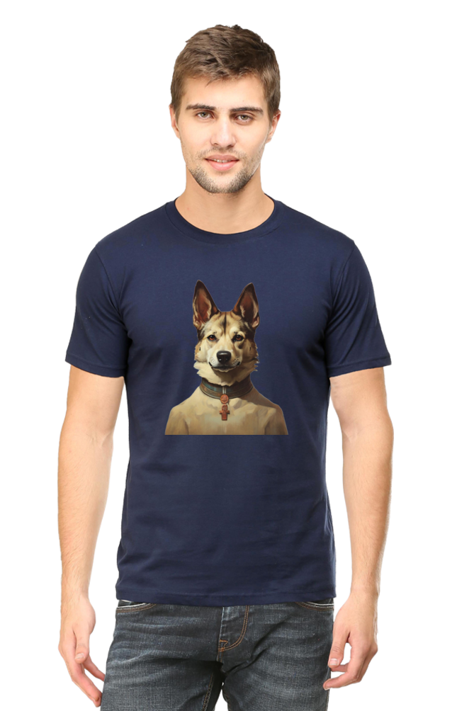 Style for Dog Lovers: Bluelander Cotton Half Sleeve T-Shirts - Comfort and Fashion, Crafted by Human and AI.