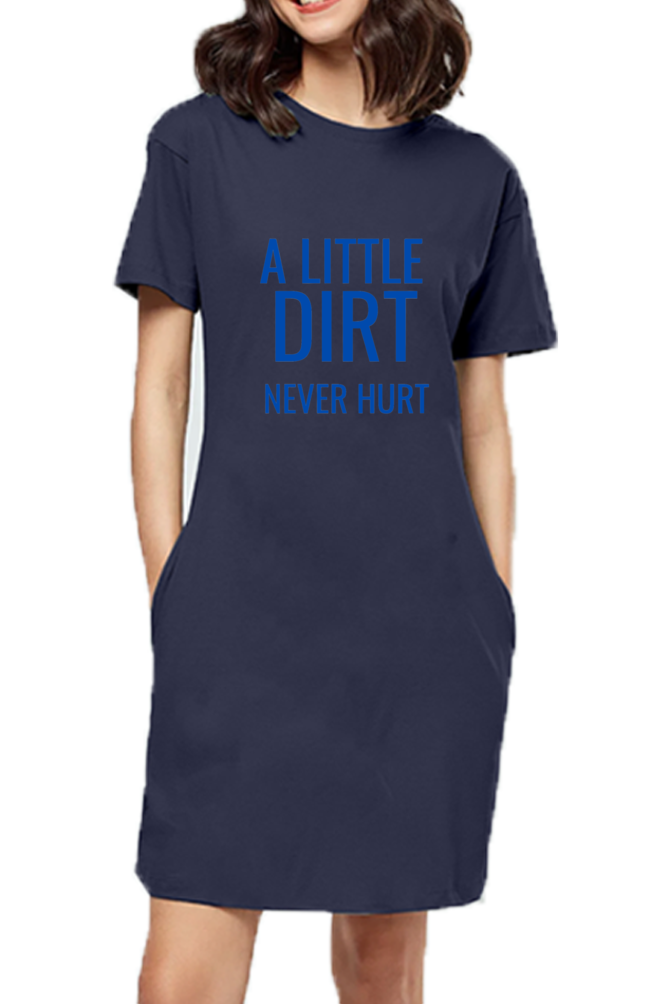 Unveil Timeless Elegance: Bluelander's Full Sleeve Cotton T-Shirt Dress – Where Comfort Meets Style in Every Stitch for Girls and Women's.