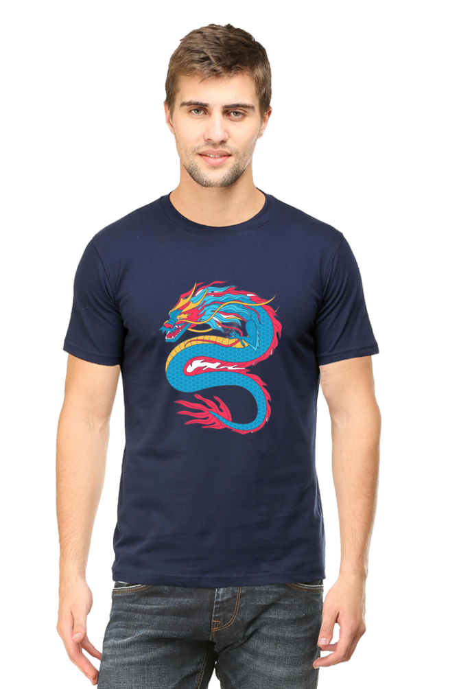 Style Redefined: Embrace Bluelander's Cotton Half Sleeve T-Shirts with Enhanced Design!