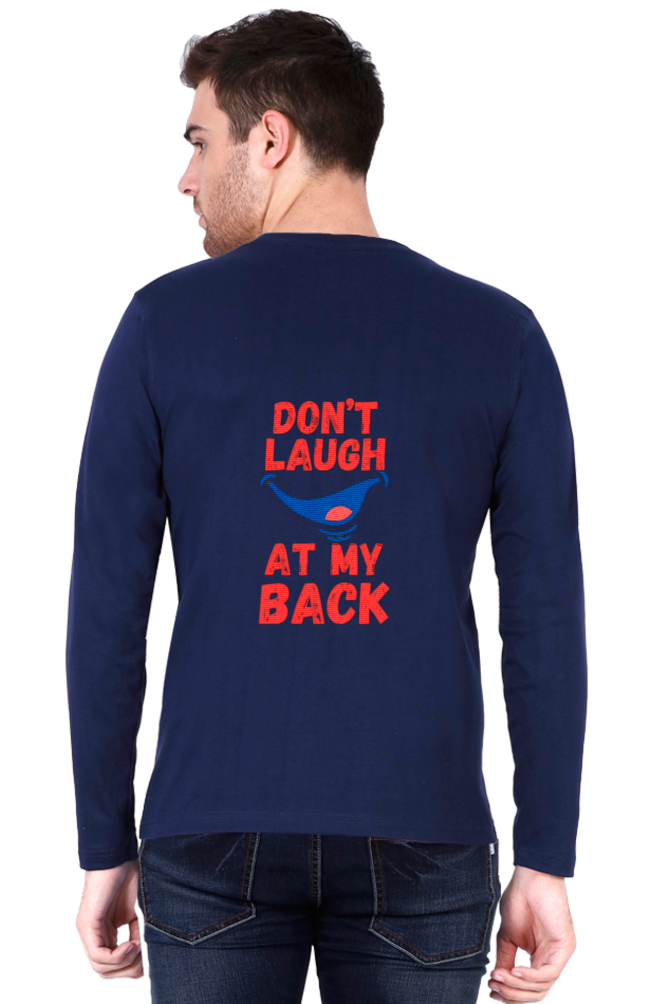 Stand Out in Style: Bluelander Full Sleeve Cotton T-Shirts – Enhanced Back Design for Supreme Comfort and Timeless Elegance.