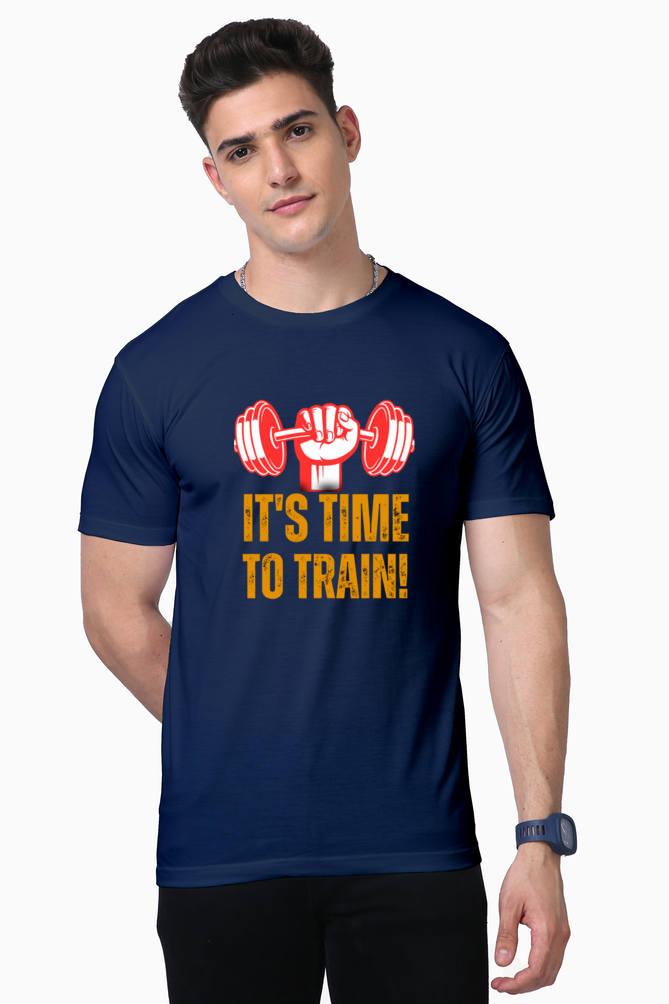 Bluelander Supima Cotton Half Sleeve T-Shirts: Supreme Comfort for a Stylish Workout – It's Time to Train Yourself!