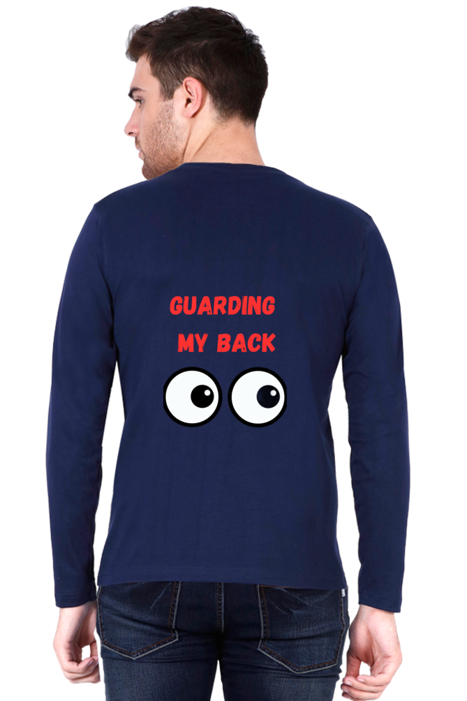 Back in Vogue: Bluelander's Full Sleeve Tee with Latest Back Design – Elevate Your Style.