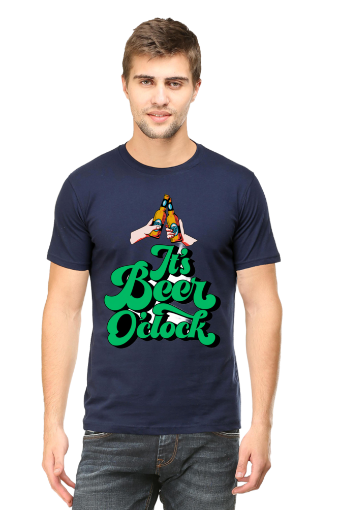 Chase Comfort: Bluelander's Cotton Half Sleeve T-Shirts - Playful Vibes, Endless Comfort!