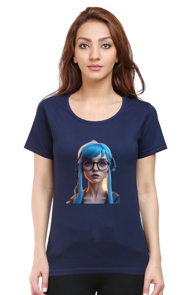 Unveiling Timeless Comfort: Bluelander Cotton Half Sleeve T-Shirts – AI-Enhanced Design, A Fashion Revolution for Our Beautiful Sisters and Moms of India.