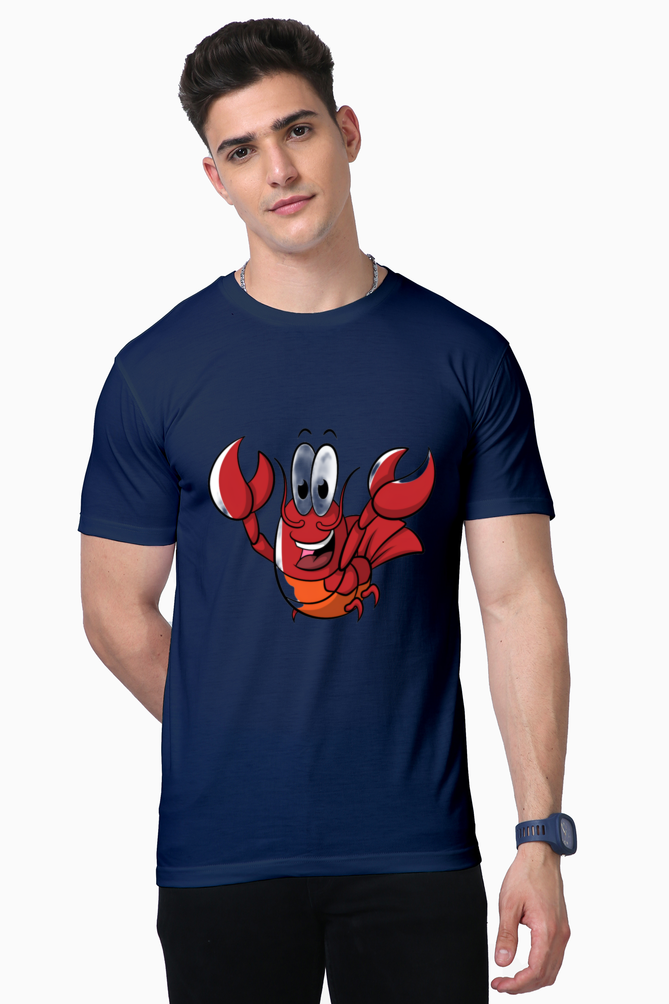 Step Up Your Style Game with Bluelander's Supima Cotton Half Sleeve T-Shirt!