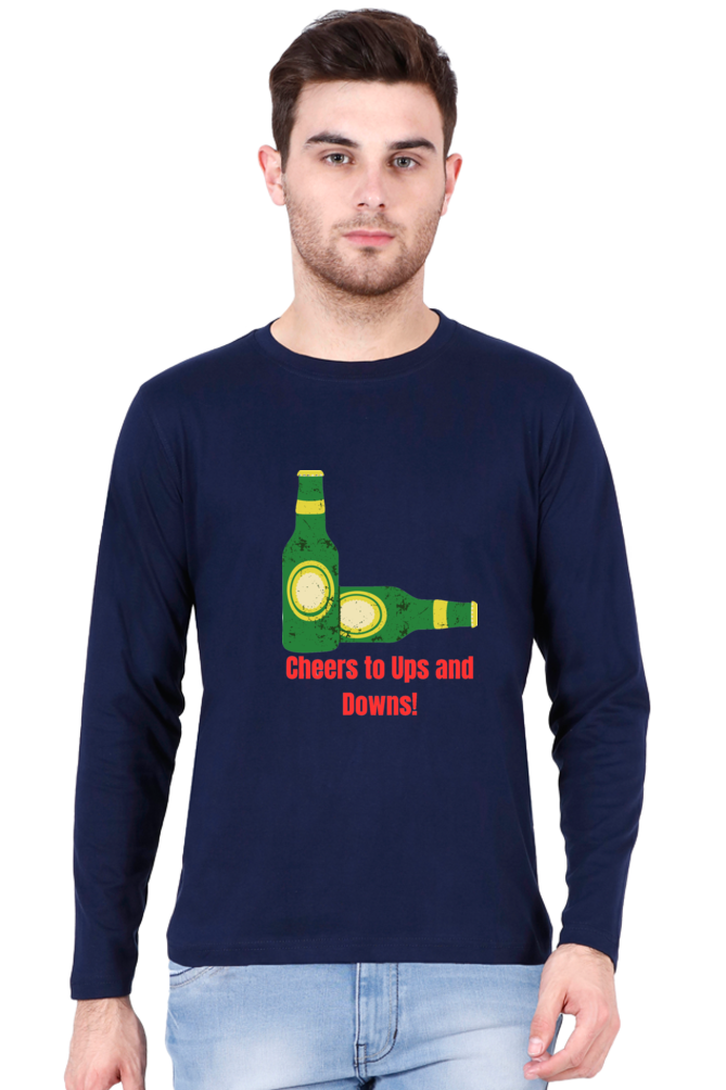 Make Your Weekend Remarkable with Bluelander's Cotton Full Sleeve T-Shirt!