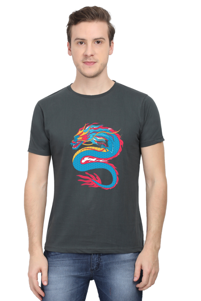 Style Redefined: Embrace Bluelander's Cotton Half Sleeve T-Shirts with Enhanced Design!