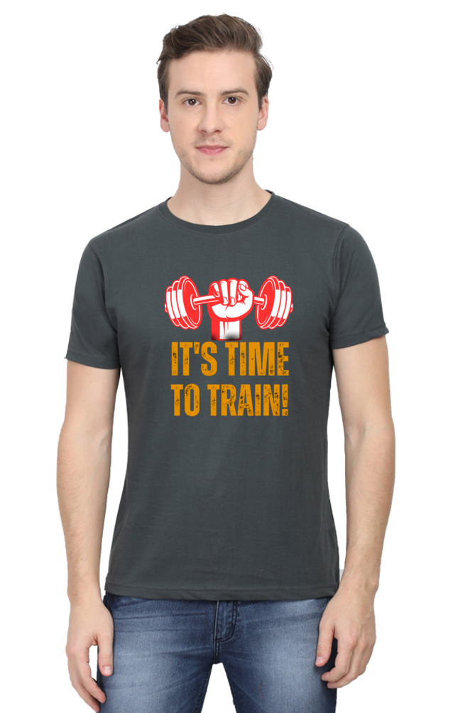 Level Up Your Fitness: Bluelander Cotton Half Sleeve T-Shirts - Supreme Comfort for Your Training Sessions