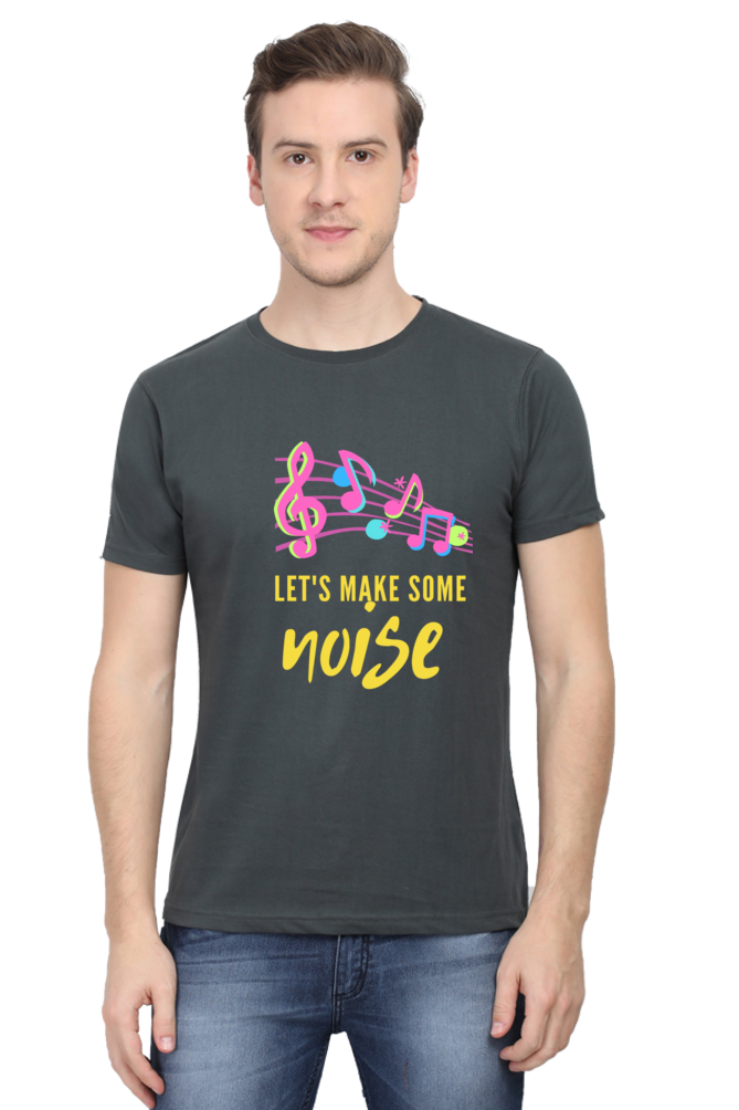 Make Waves in Style: Bluelander Cotton Half Sleeve T-Shirt - Time to Amplify Your Look and Make Some Stylish Noise