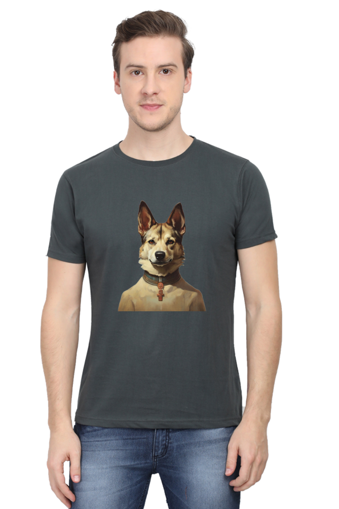Style for Dog Lovers: Bluelander Cotton Half Sleeve T-Shirts - Comfort and Fashion, Crafted by Human and AI.