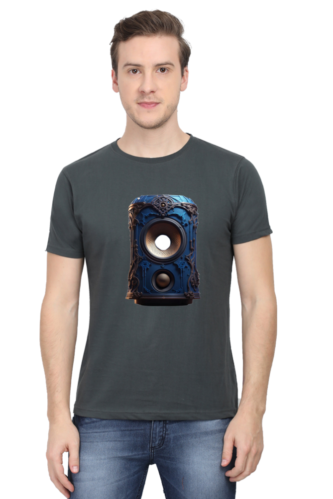 Half Sleeve Harmony: Unleash Your Inner Music with Enhanced Style in our Bluelander Cotton T-Shirt - Let Your Passion Sing