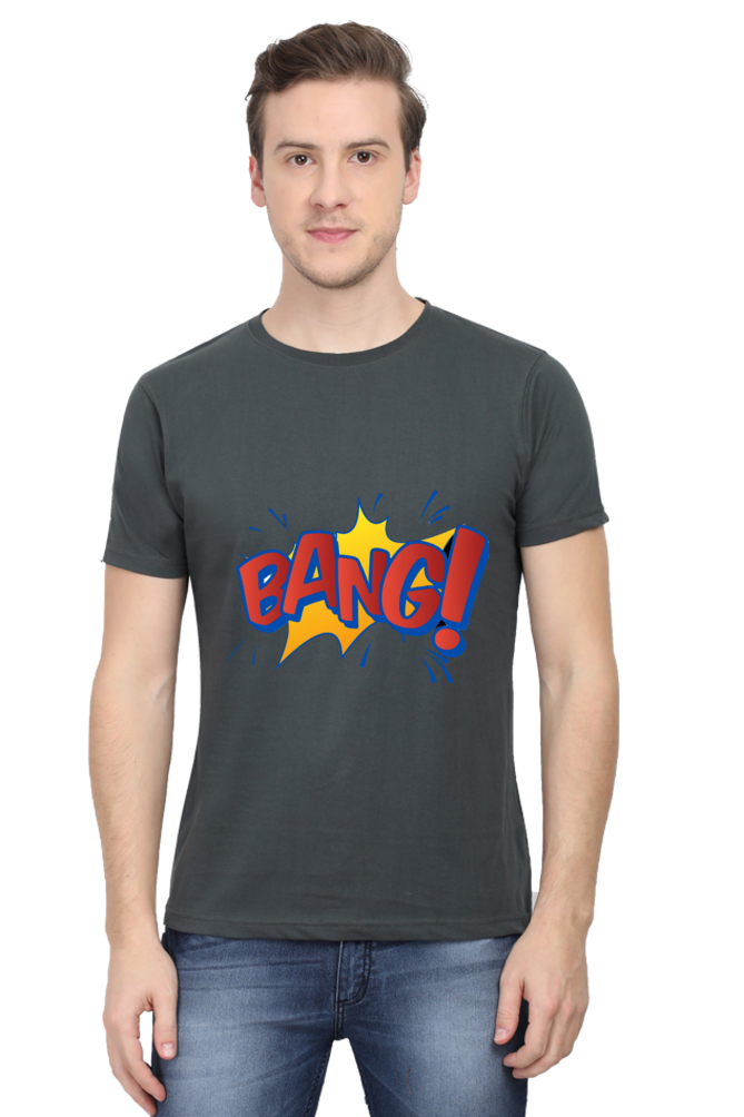 Stand Out with Bluelander's Cotton Half Sleeve T-Shirt!