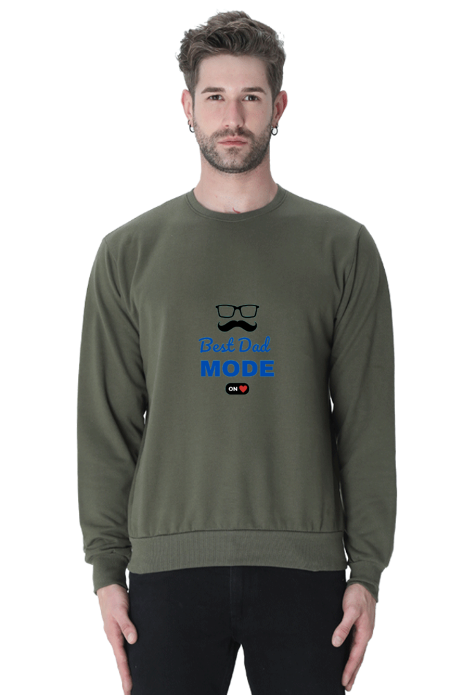 BlueLander Sweatshirts: Activate Best Dad Mode On with Comfort and Style! Perfect for Every Dad's Wardrobe.