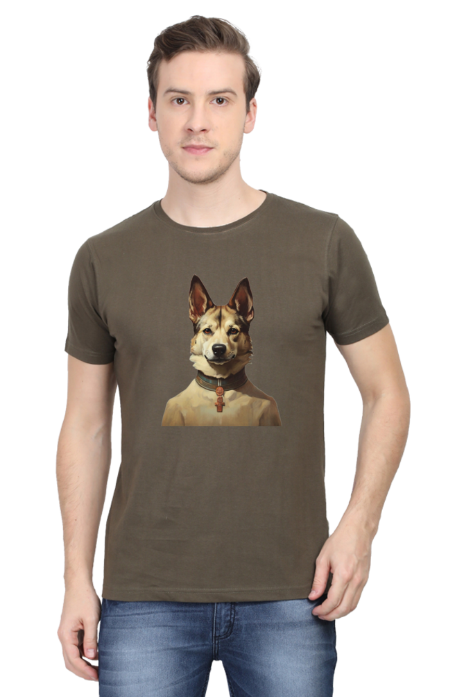 Style for Dog Lovers: Bluelander Cotton Half Sleeve T-Shirts - Comfort and Fashion, Crafted by Human and AI.