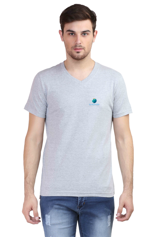 Unveil the Next Level of Design with Bluelander's V Neck Cotton Half Sleeve T-Shirts!