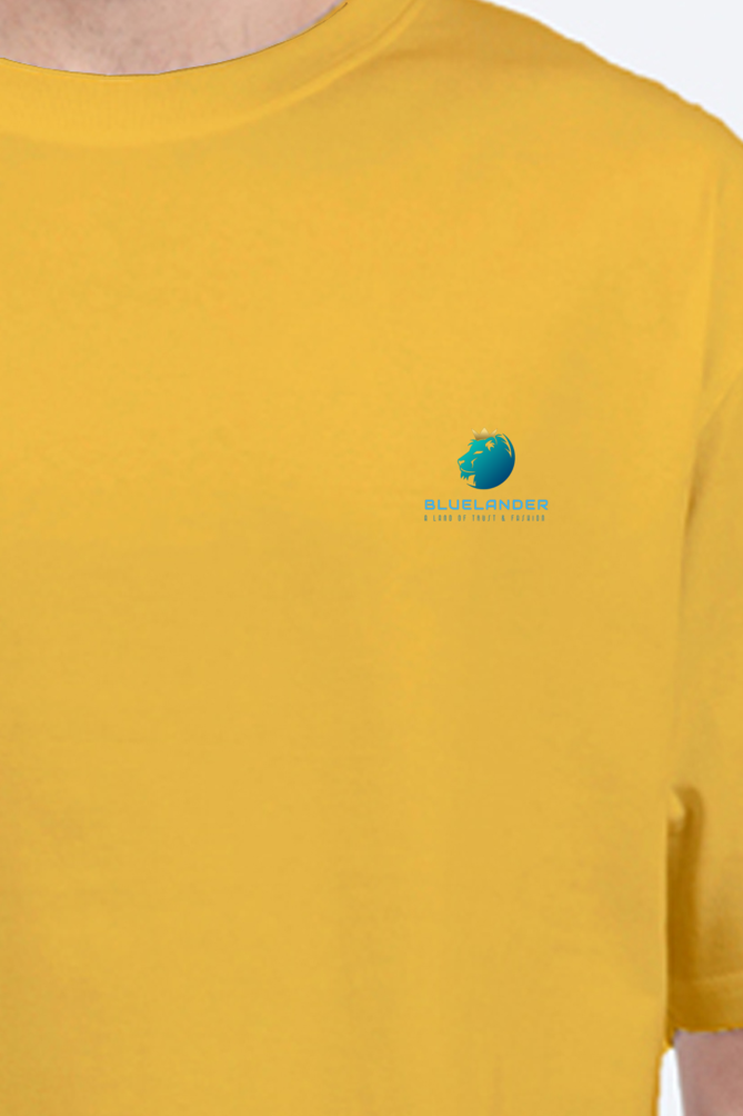 Step into Style: Bluelander's Oversize Classic Cotton T-Shirts - Where Wow Designs Lead the Way!