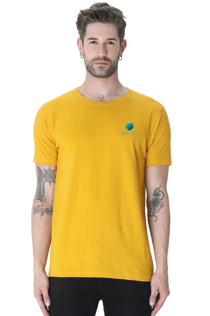 Stand Out in Every Crowd: Bluelander's Cotton Half Sleeve T-Shirt - Elevate Your Style!