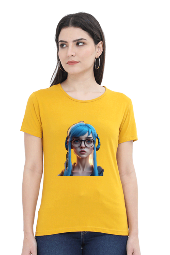 Unveiling Timeless Comfort: Bluelander Cotton Half Sleeve T-Shirts – AI-Enhanced Design, A Fashion Revolution for Our Beautiful Sisters and Moms of India.