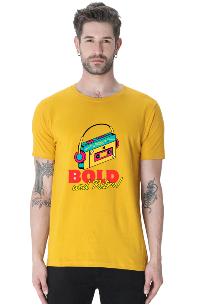 Feel the Fashion Vibe: Elevate Your Style with Bluelander's Cotton Half Sleeve Tees.