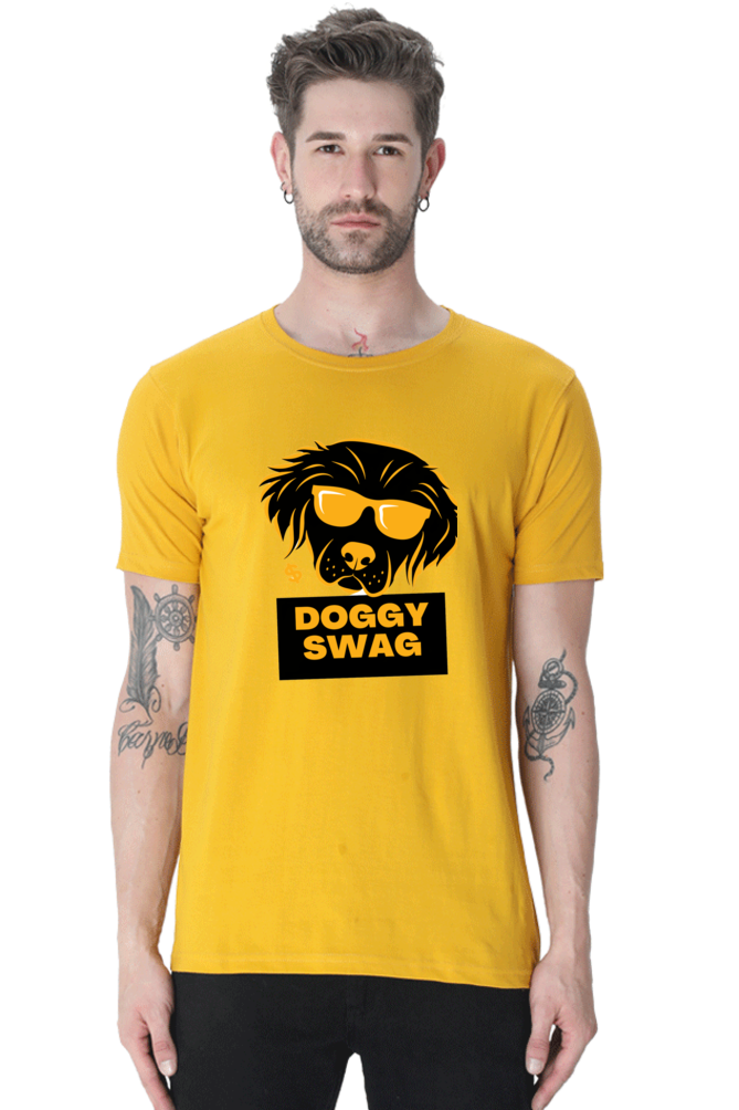 Fashion that Speaks Woofs: Bluelander Cotton Half Sleeve T-Shirts – Unleash Comfort and Style for Dog Devotees.