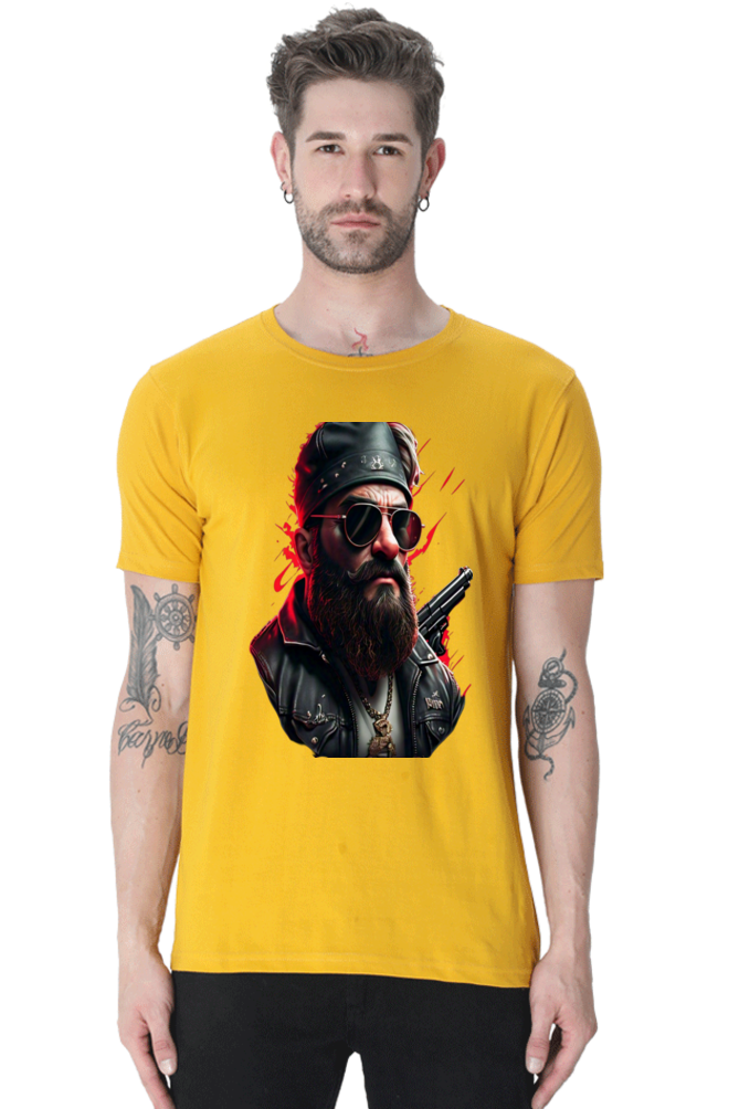 Upgrade Your Everyday: Bluelander's Premium Unisex Cotton Bio-Washed Half-Sleeve T-Shirt