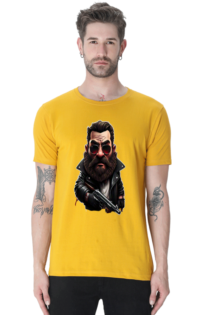 Bluelander's Premium Unisex Cotton Bio-Washed Half-Sleeve T-Shirt