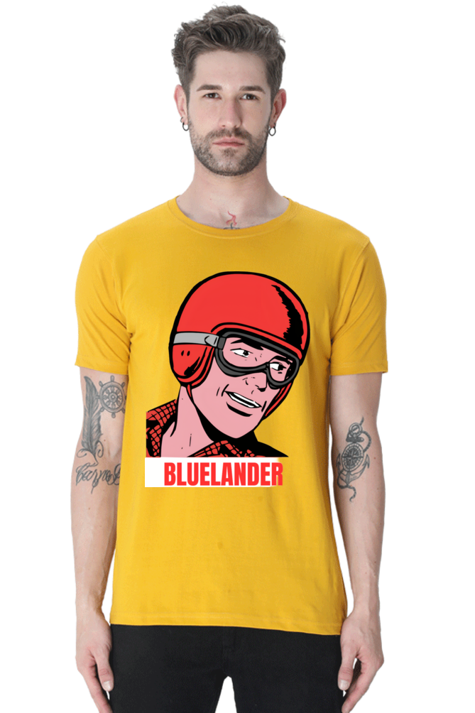 Elevate Your Style with Bluelander's Cotton Half Sleeve T-Shirt!