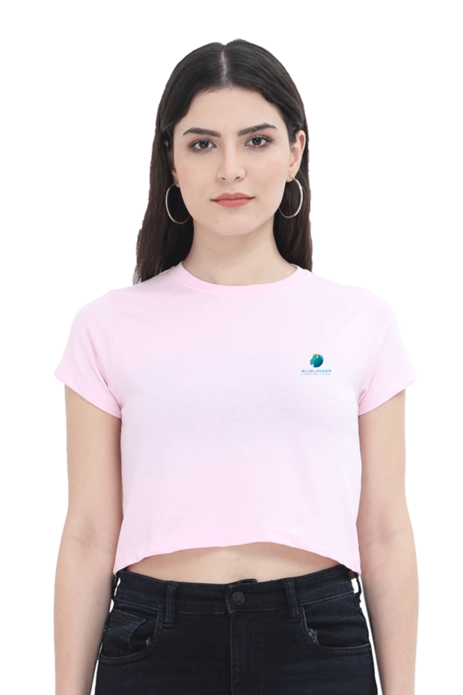 BlueLander Kiss Crop Top Elevate Your Style with Trendy Comfort and a Touch of Playful Elegance