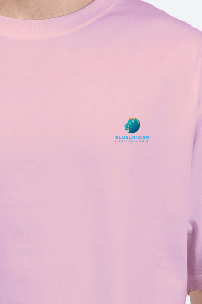 Step into Style: Bluelander's Oversize Classic Cotton T-Shirts - Where Wow Designs Lead the Way!