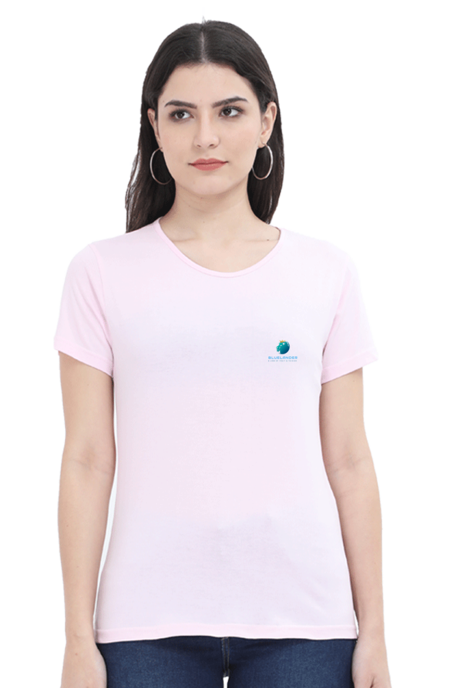 BlueLander's Cotton Half Sleeve T-Shirts: Enhanced Design, Supreme Comfort for Girls and Women – A Sign of Unity in Style and Comfort.