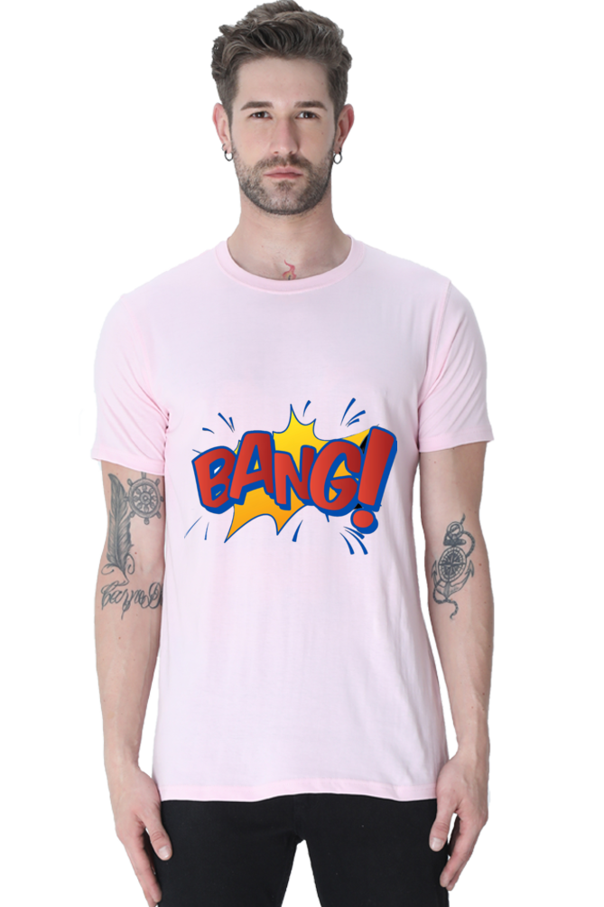 Stand Out with Bluelander's Cotton Half Sleeve T-Shirt!