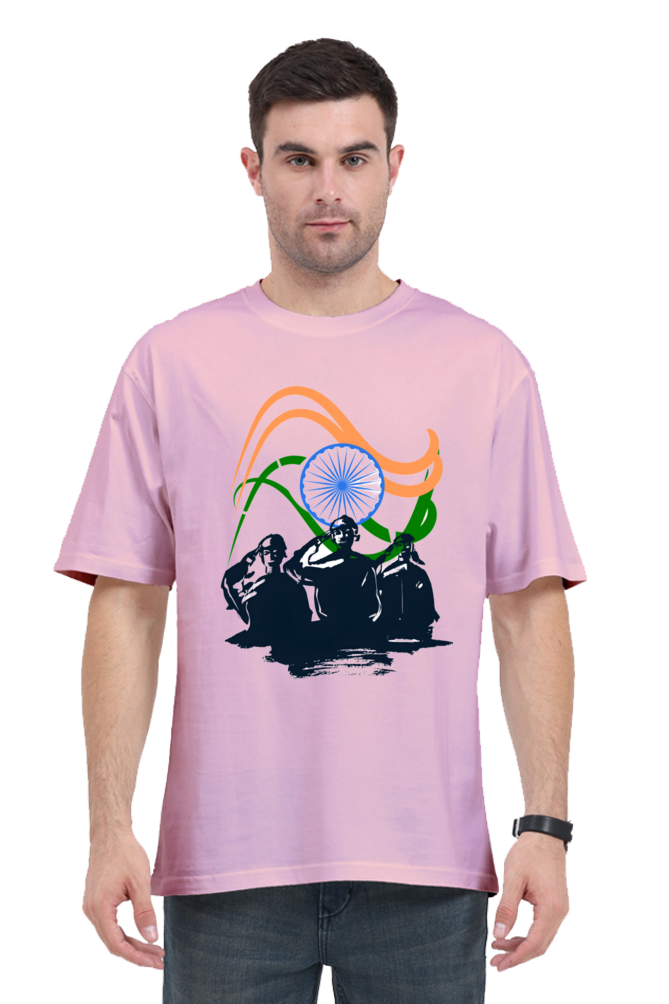 Express Your Pride: Bluelander's Oversize Standard Cotton T-Shirts Bring Comfort and Patriotism Together!