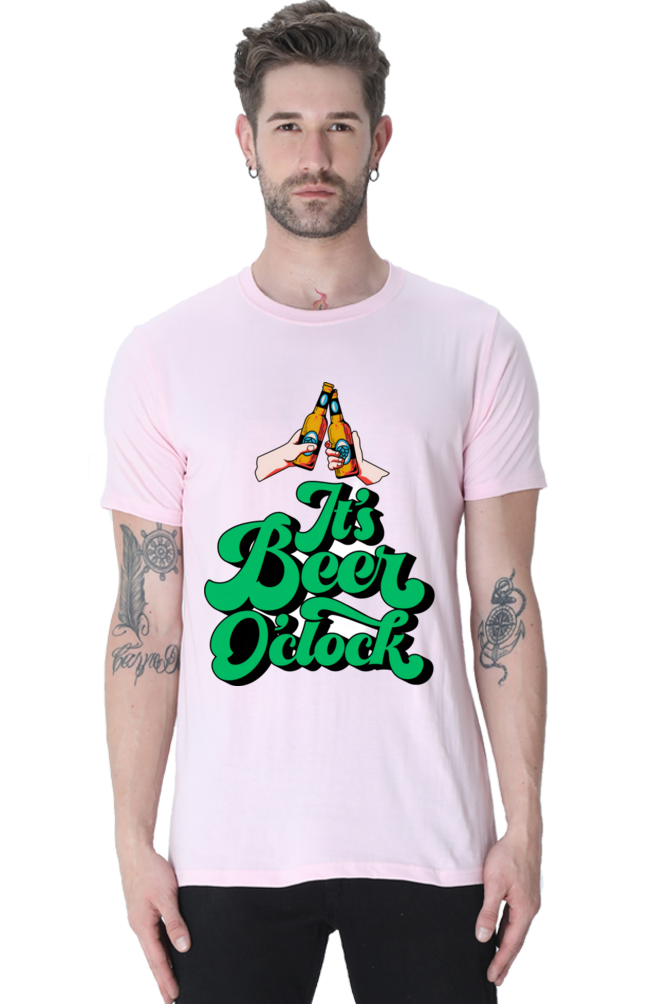 Chase Comfort: Bluelander's Cotton Half Sleeve T-Shirts - Playful Vibes, Endless Comfort!