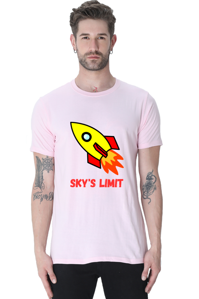 Reach New Heights of Style: Elevate Your Look with Bluelander's Half Sleeve Cotton Tees!