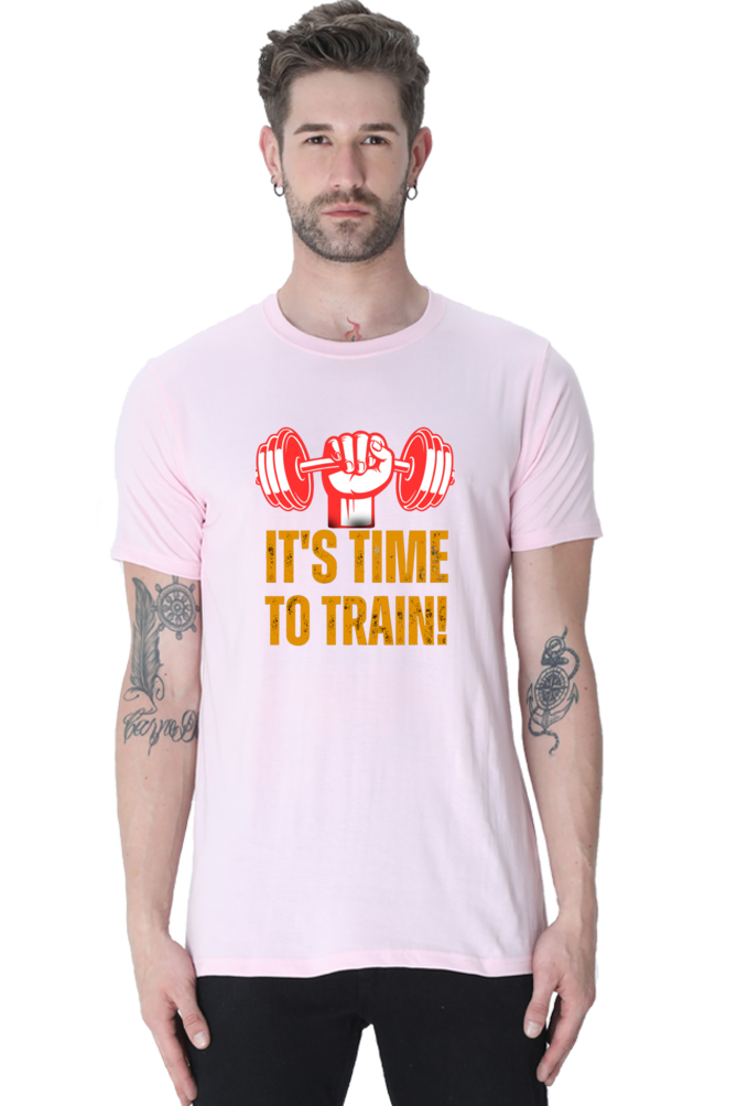 Level Up Your Fitness: Bluelander Cotton Half Sleeve T-Shirts - Supreme Comfort for Your Training Sessions