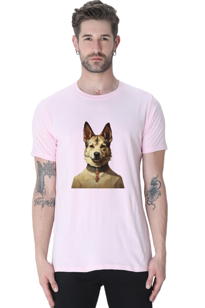 Style for Dog Lovers: Bluelander Cotton Half Sleeve T-Shirts - Comfort and Fashion, Crafted by Human and AI.