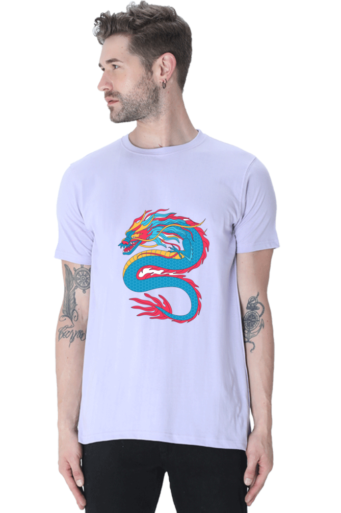 Style Redefined: Embrace Bluelander's Cotton Half Sleeve T-Shirts with Enhanced Design!