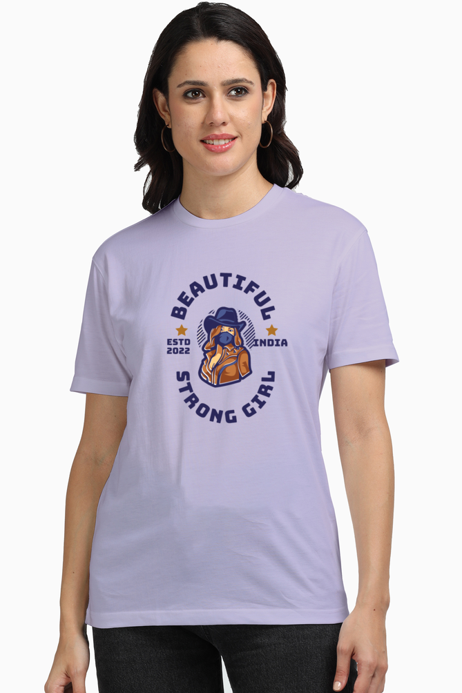 Indulge in Supreme Comfort: Bluelander Girls & Women's Full Sleeve T-Shirt,Exclusive Design, Crafted in India for Our Beautiful, Strong Sisters and Mothers