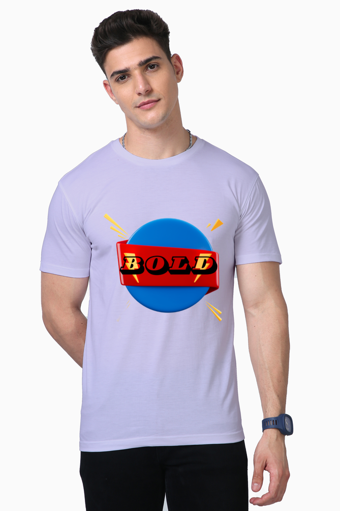 Stay Bold with Bluelander's Supima Cotton Half Sleeve T-Shirt!