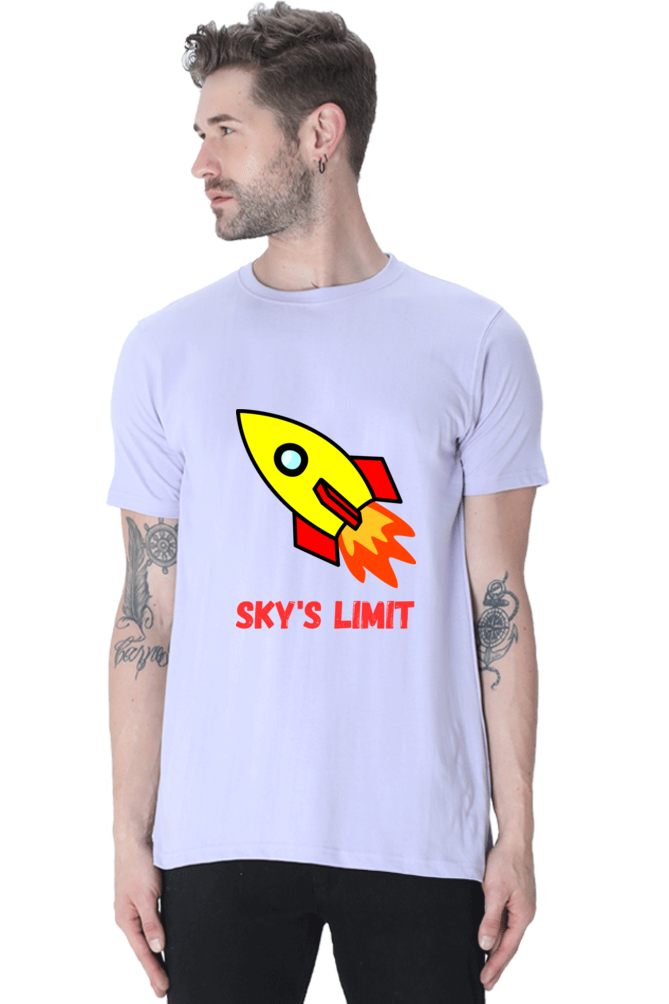 Reach New Heights of Style: Elevate Your Look with Bluelander's Half Sleeve Cotton Tees!