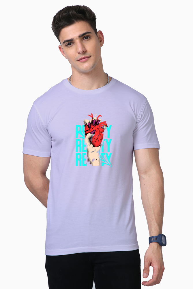Bluelander Supima Half Sleeve T-Shirts: Elevate Your Style with Supreme Comfort and Extraordinary Quality Designs – Face the Reality with Confidence.