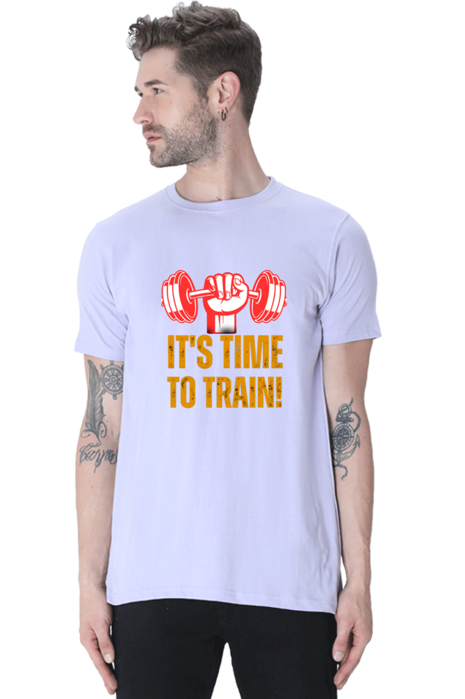 Level Up Your Fitness: Bluelander Cotton Half Sleeve T-Shirts - Supreme Comfort for Your Training Sessions