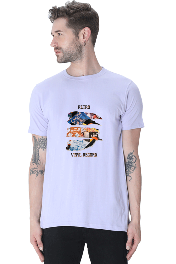 Bluelander half sleeve round neck enhanced quality, comfort, and latest retro designs.