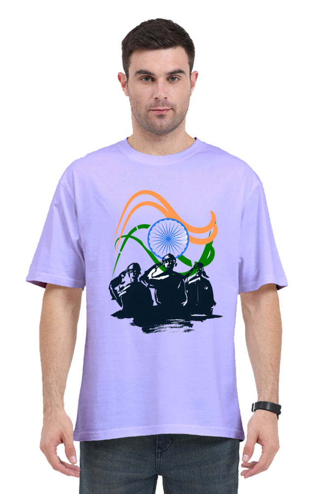 Express Your Pride: Bluelander's Oversize Standard Cotton T-Shirts Bring Comfort and Patriotism Together!