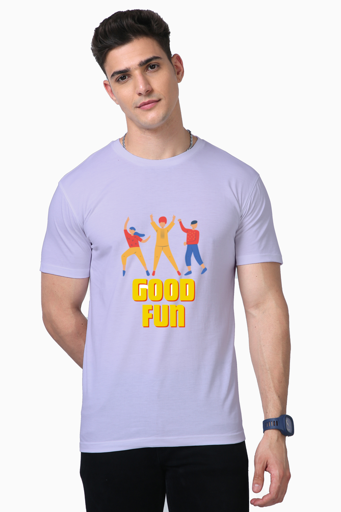 Step Out with Supreme Comfort: Be You in Bluelander's Supima Cotton Half Sleeve Tees Enhanced Design.